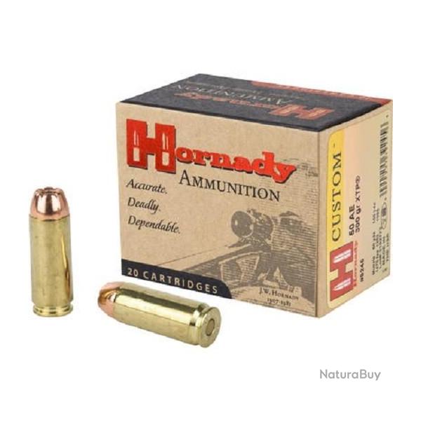 CARTOUCHES HORNADY 50AE XTP 300GRS X20