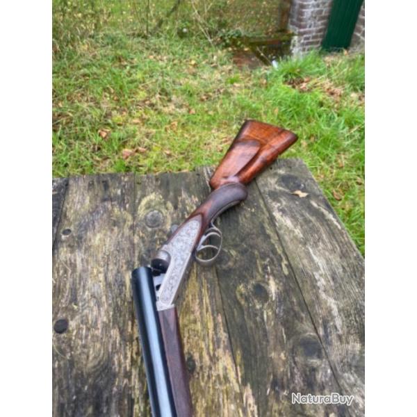 Fusil  vritable platine d'origine belge, cal.16