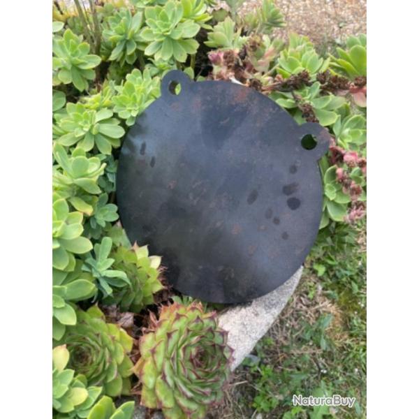 Gong de tir acier rond 200 mm