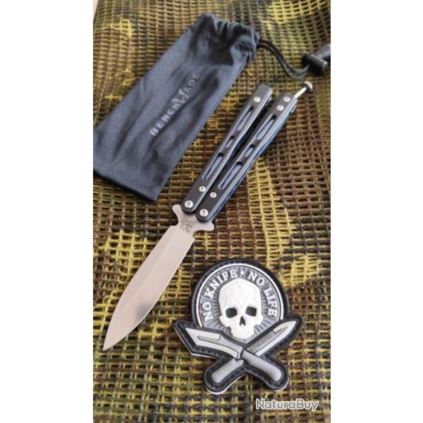 Couteau papillon balisong Benchmade Morpho 32 comme neuf