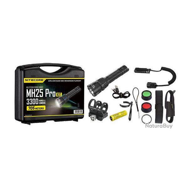 Kit Lampe Nitecore Multitask Hybrid 25PRO- 3300Lm