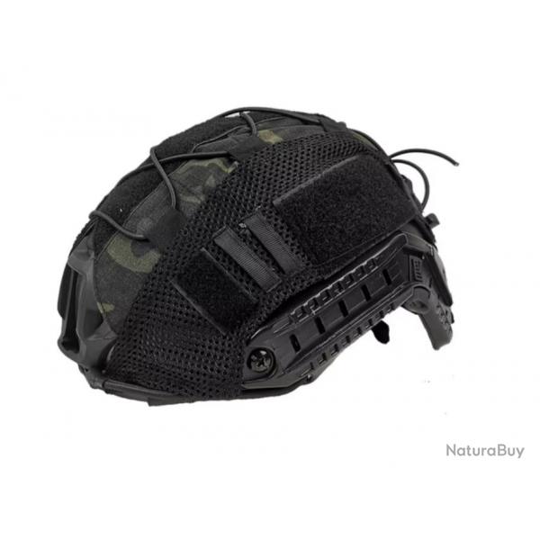 Couvre Casque Tactique pour Casque FAST - Protection et Confort Supplmentaire Noir