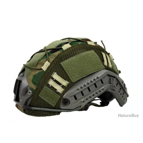 Couvre Casque Tactique pour Casque FAST - Protection et Confort Supplmentaire Jungle