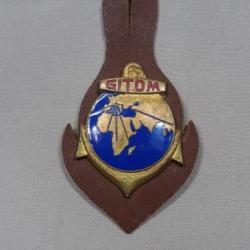 Pucelle original insigne "Groupe Instruction Troupes De Marine"