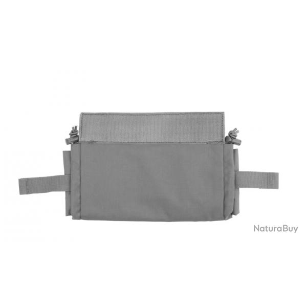 Pochette Tactique de Premiers Secours IFAK - Tissu Cordura 500D, Fixation  Crochet et Boucle Gris