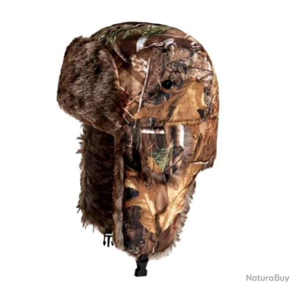 Chapka pour Chasse Activits extrieures - Fibre de Polyester Isolante, Idale pour l'Hiver Marron