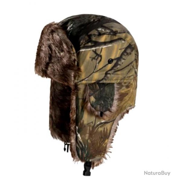 Chapka pour Chasse Activits extrieures - Fibre de Polyester Isolante, Idale pour l'Hiver Marron 2