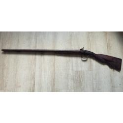 Fusil a  double percussion Fusil a silex (1 euro sans réserves )