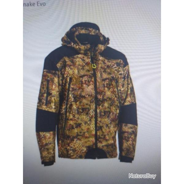 Blouson puma snake Evo prohunt ligne Verney Carron Ghost camo snake forest