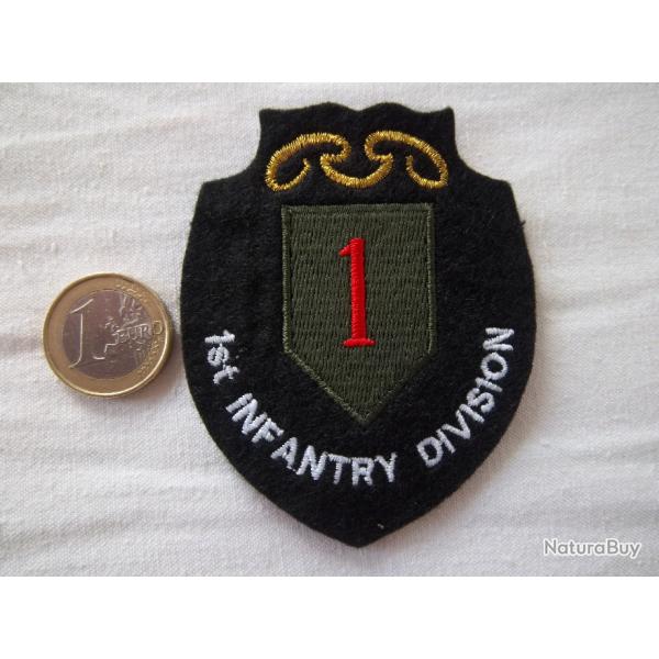 cusson militaire 1re division d'infanterie US Army insigne tissu