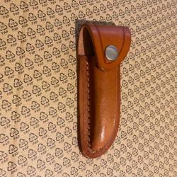 ETUI CUIR ET MINI FUSIL TETE LAITON  9