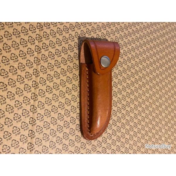 ETUI CUIR ET MINI FUSIL TETE LAITON  9