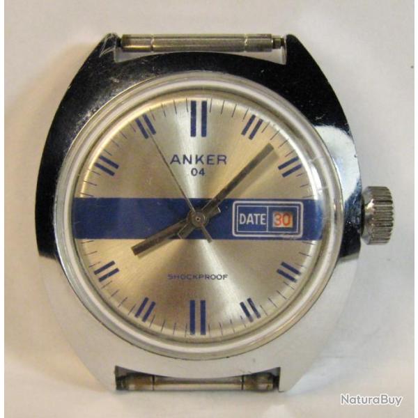 Montre mcanique Germany ANKER 04 - Plongeur d'origine men wrist watch 1970s