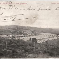 CPA MILITARIA  -  CAMP DE LA COURTINE  -  VUE GÉNÉRALE