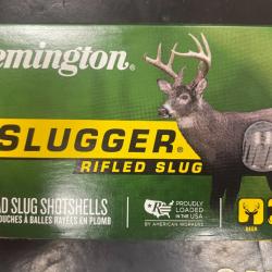 BALLE CAL 12 REMINGTON SLUGGER BOITE DE 5 BALLES (VENDU PAR 4 BOITES)