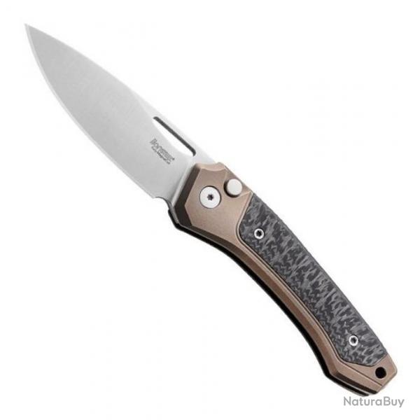 Couteau "Twain" fibre de carbone / titanium, Couleur bronz [Lionsteel]