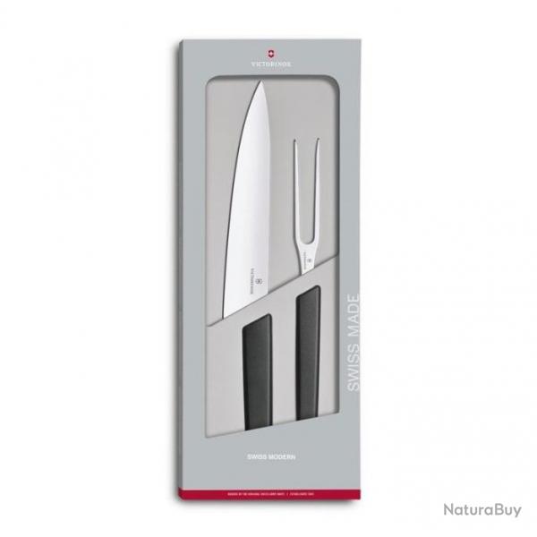 Coffret dcouper "Swiss Modern" (2 pices) [Victorinox]