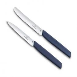 Set de 2 couteaux office "Swiss Modern" Marine [Victorinox]