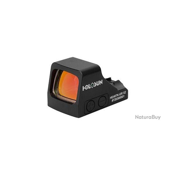 HOLOSUN - HHE407K - HOLOSUN REFLEX 407K X2 - DOT 6 MOA