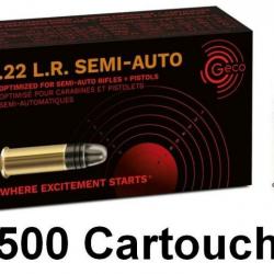 CARTOUCHES 22LR GECO SEMI-AUTO x500