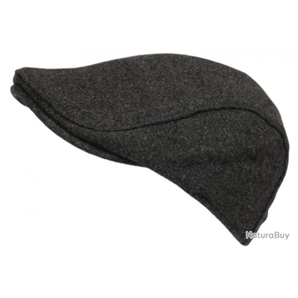 Casquette Beret Gris Anthracite en Laine Hipster Taille Rglable Anyston Taille unique Gris