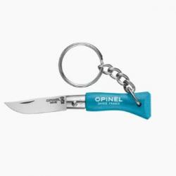 COUTEAU PLIANT OPINEL N°2 PORTE CLÉS cyan