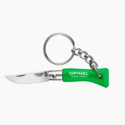 COUTEAU PLIANT OPINEL N°2 PORTE CLÉS vert prairie