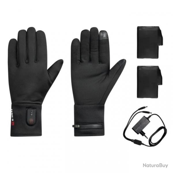 Sous-gants chauffants XL Noir