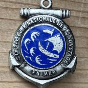 Insigne Marine Française 'La Capricieuse' Aviso Dragueur - Bon état