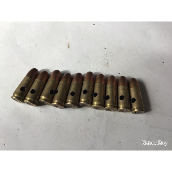 VENDU PAR LE-CUIRASSIER LOT N2 DE 10 BALLES 9 MM PARA HN 43 PARACHUTAGE 39/45 WCC WESTERN CARTRIDGE