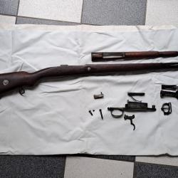 bois, crosse mauser 98 tchèque vz23, VZ 23,  repassé en dépôt allemand