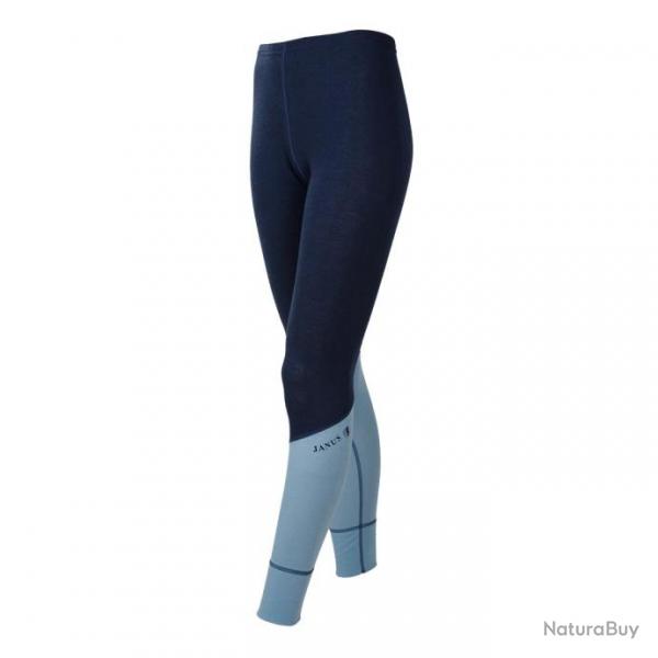 Leggings sport femme laine mrinos bleu ou rouge S (small) bleu ptrole