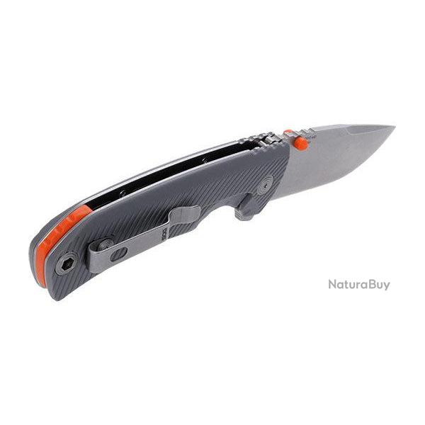 Couteau SOG FLK - Gris / Orange