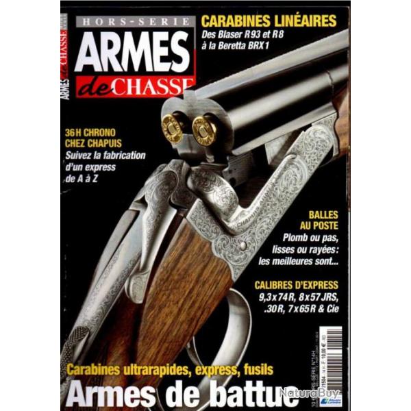 armes de chasse hors-srie 14 armes de battue, carabines linaires, 36h chrono chez chapuis 2021