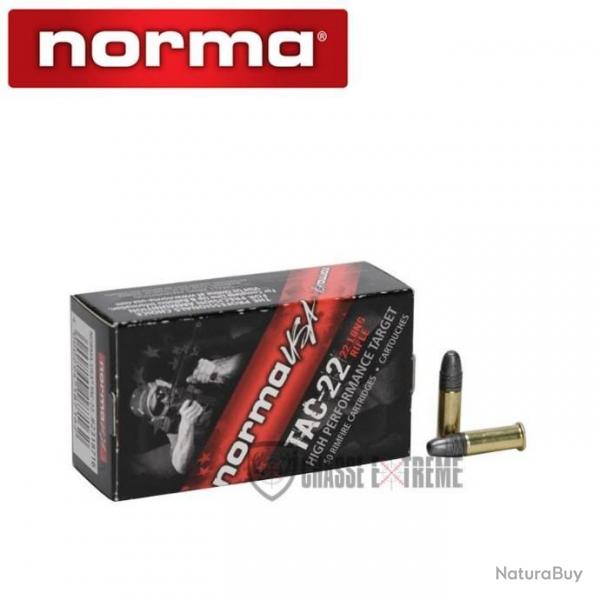 500 Munitions NORMA Cal 22lr 40gr Tac Lrn