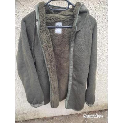 Parka Vintage Kaki Armée Française Taille 92L/48 - Marque Roquette Fils Lille, Coton, Parfait état