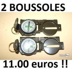 lot de 2 boussoles NEUVES - VENDU PAR JEPERCUTE (S6C17)