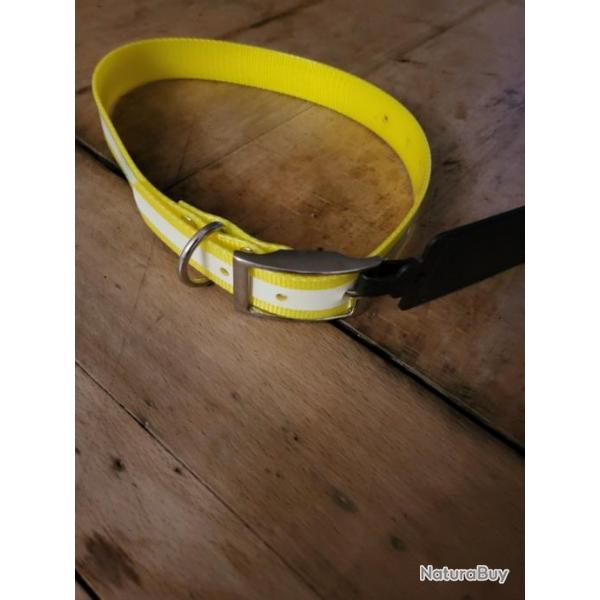 Collier chien polyurethane reflechissant neuf