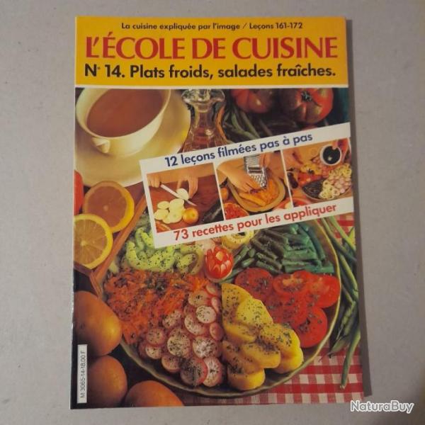 L'cole de cuisine N14 - Plats froids, salades fraches