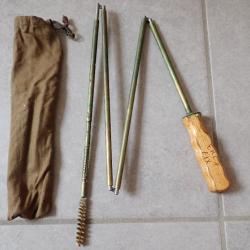 Trousse avec baguette de nettoyage pour fusil 1889, carabine de tir Suisse. Mdle ERLA FIX.