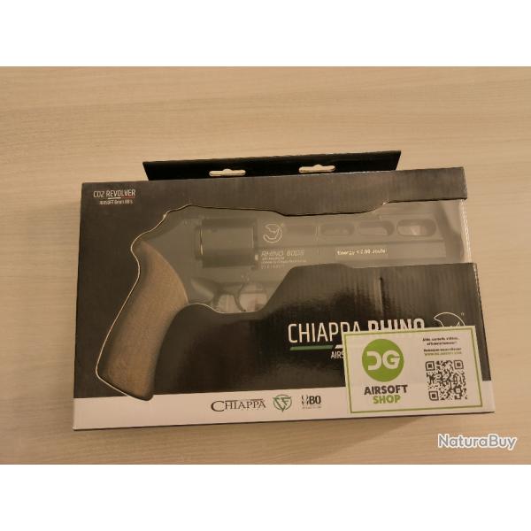 Revolver Charging RHINO 60DS CHIAPPA Black Mat CO2