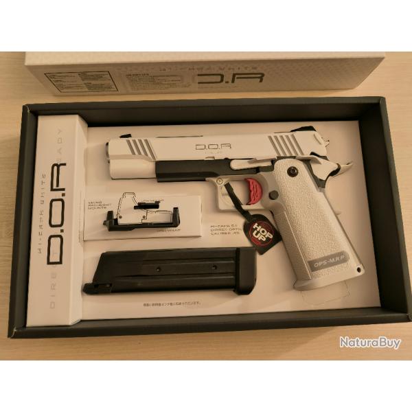 Tokyo marui Hi-Capa 5.1 D.O.R WHITE + RMR pro sight