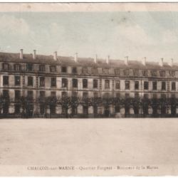 CPA MILITARIA  -  CHÂLONS-SUR-MARNE  -  QUARTIER FORGEOT  -  BÂTIMENT DE LA MARNE