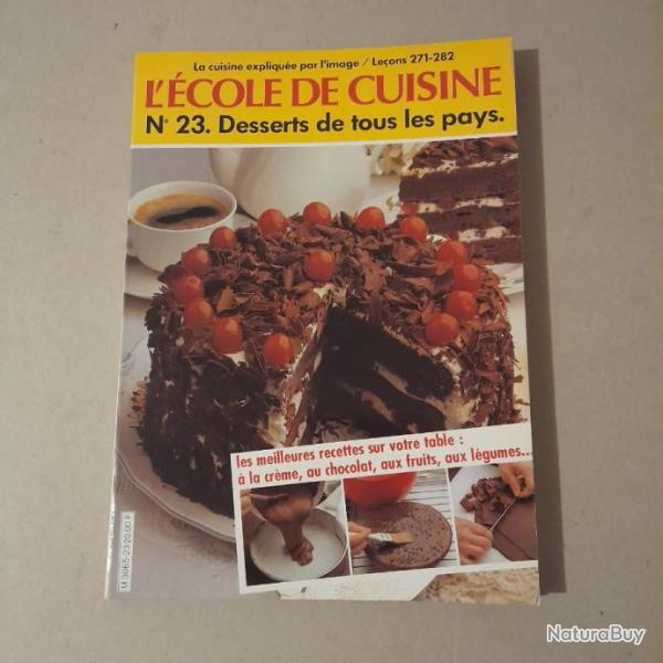 L'cole de cuisine N23 - Desserts de tous les pays