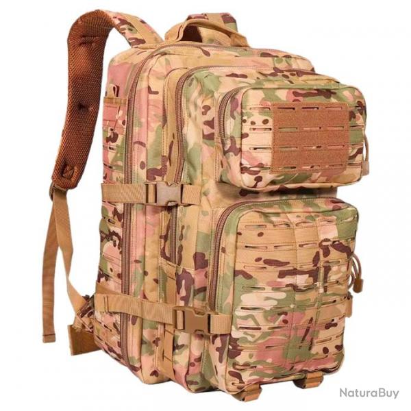 Sac a Dos Laser Cut MOLLE Backpack 45L (DRAGONPRO) Multicam