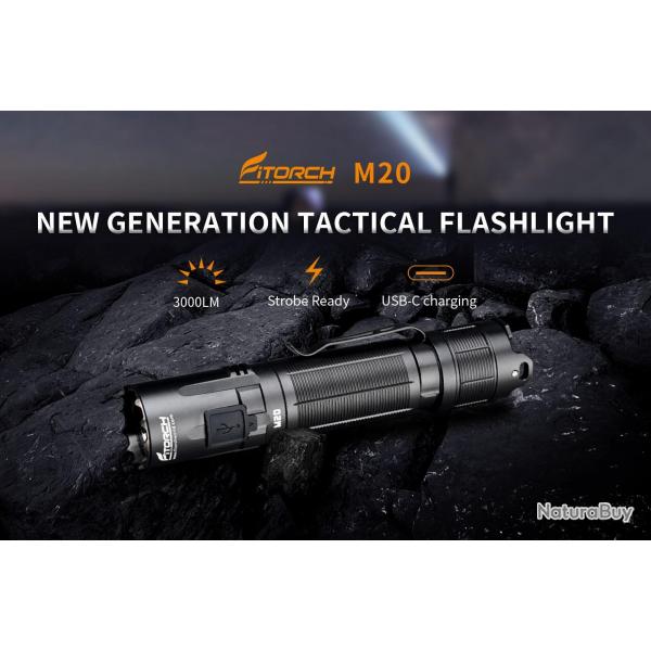 Lampe de poche M20 - 3000 lumens