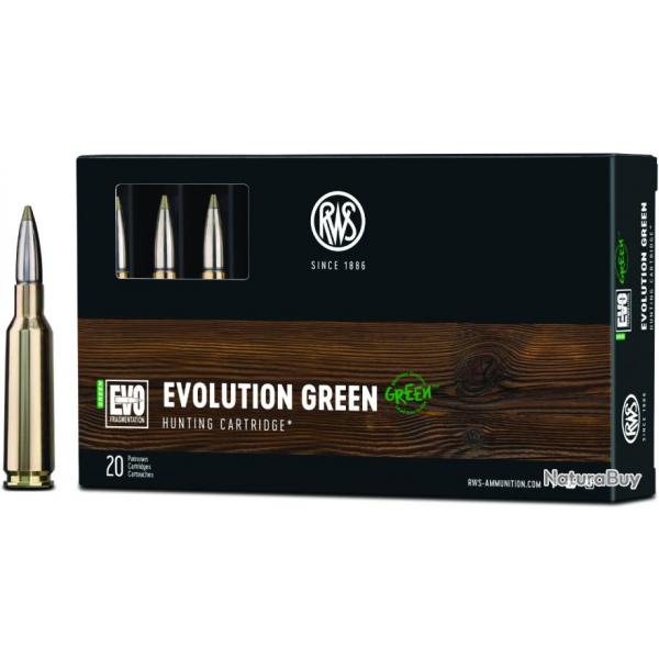 BOITE DE 20 BALLES RWS 7 MM REM MAG EVO GREEN 127 GRAINS