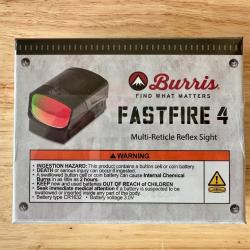 BURRIS FastFire 4 - Point Rouge Panoramique Multi-Réticules.