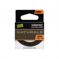 Tresse FOX Edges Naturals Submerge Leader 30lb - 13.6Kg