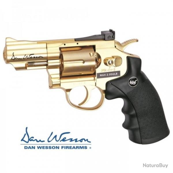 Revolver Dan Wesson Special Edition  2,5" Gold - 4,5 mm Co2 Bbs Steel